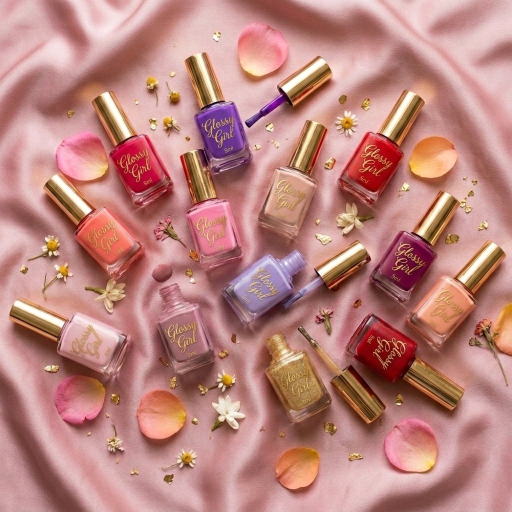 Glossy Girl Nailpaint Set of 12 Shades