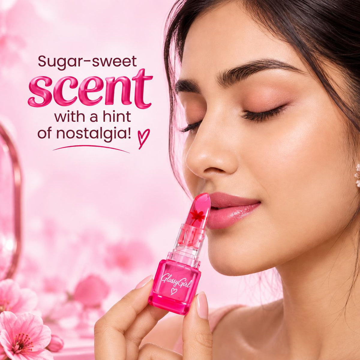 Glossy Girl Jelly Flower Lip Balm