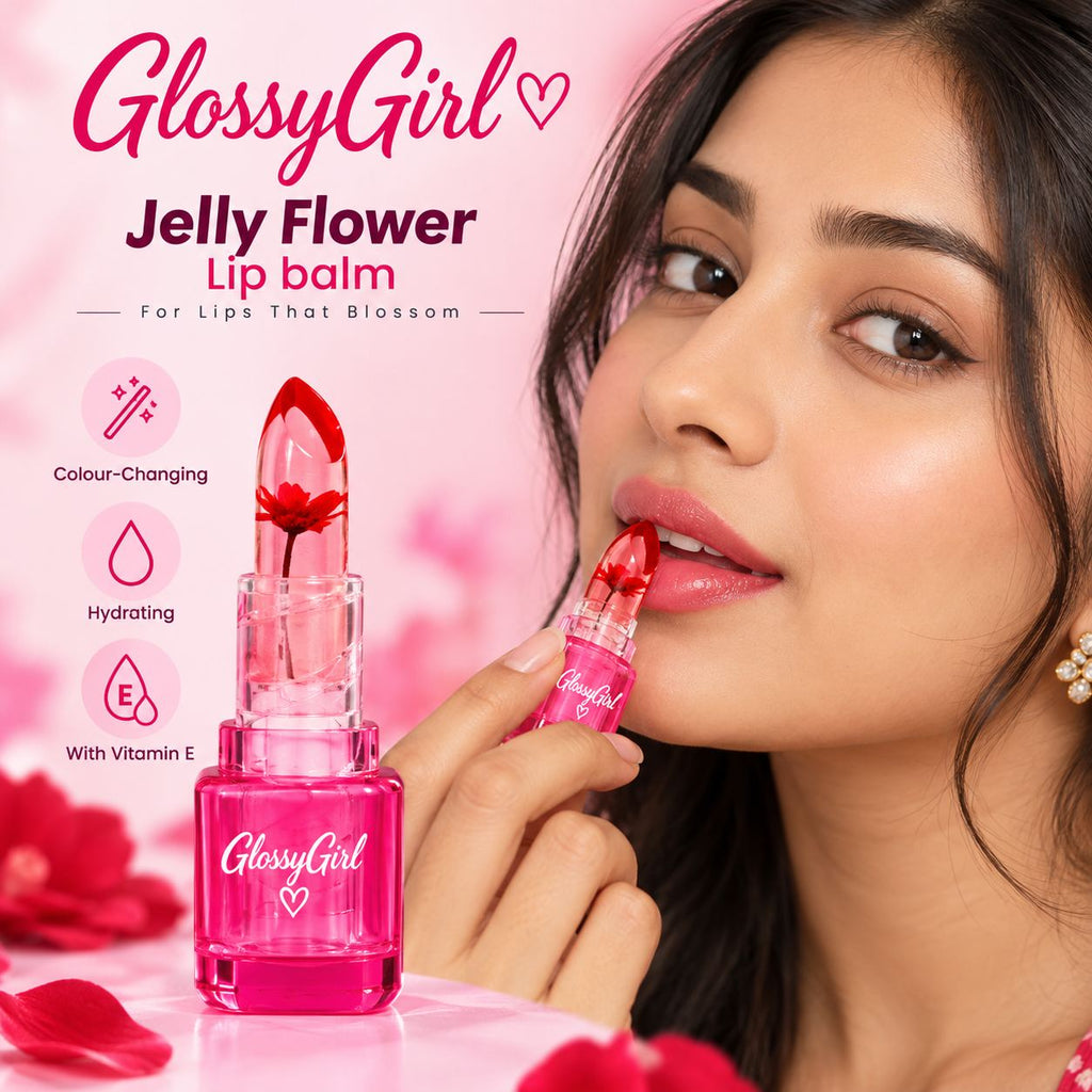 Glossy Girl Jelly Flower Lip Balm