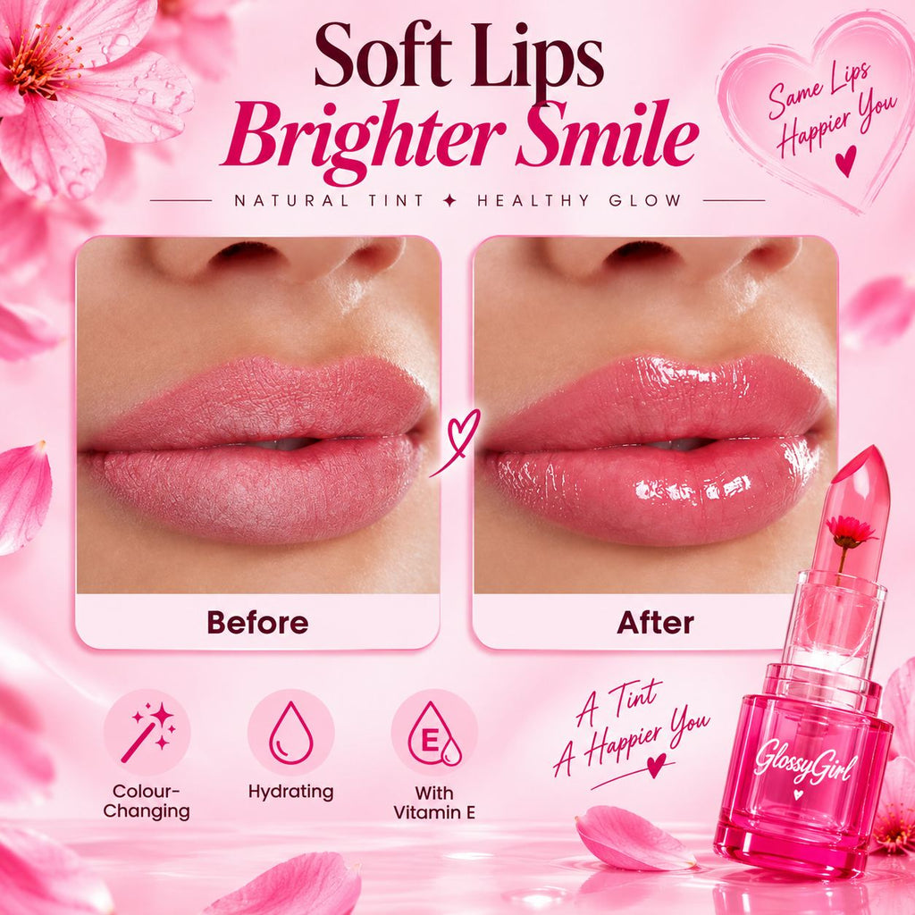 Glossy Girl Jelly Flower Lip Balm